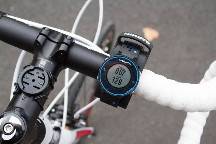 Garmin FR620 while cycling