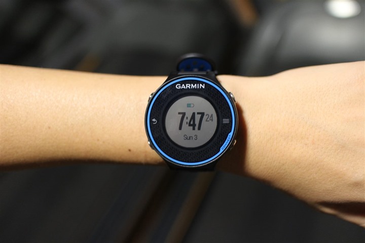 Garmin FR620 on small womens wrist