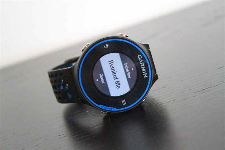 Garmin FR620 Firmware Updating