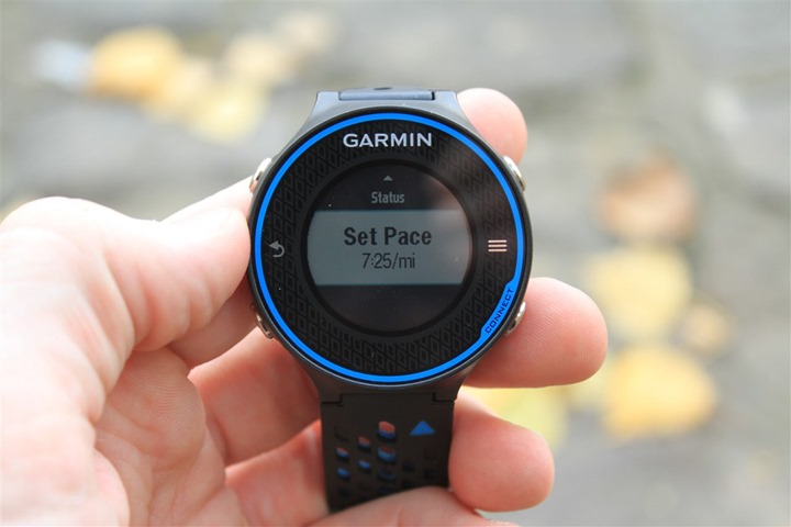 Garmin FR620 Virtual Partner