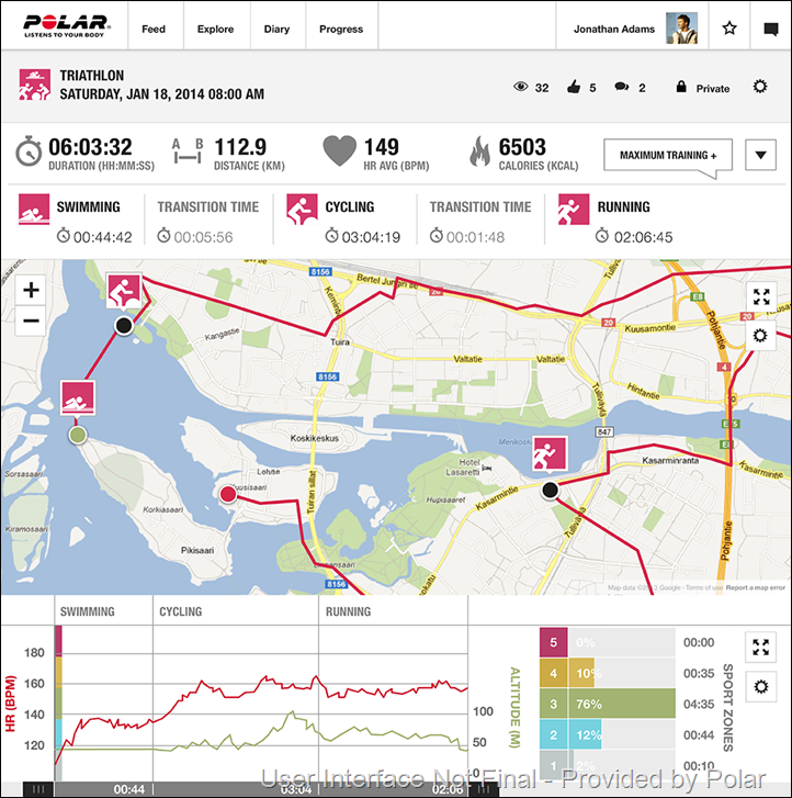 First look at Polar s new V800 GPS triathlon watch DC Rainmaker