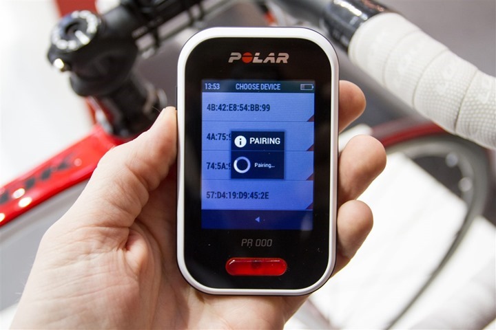 polar v650 cadence sensor