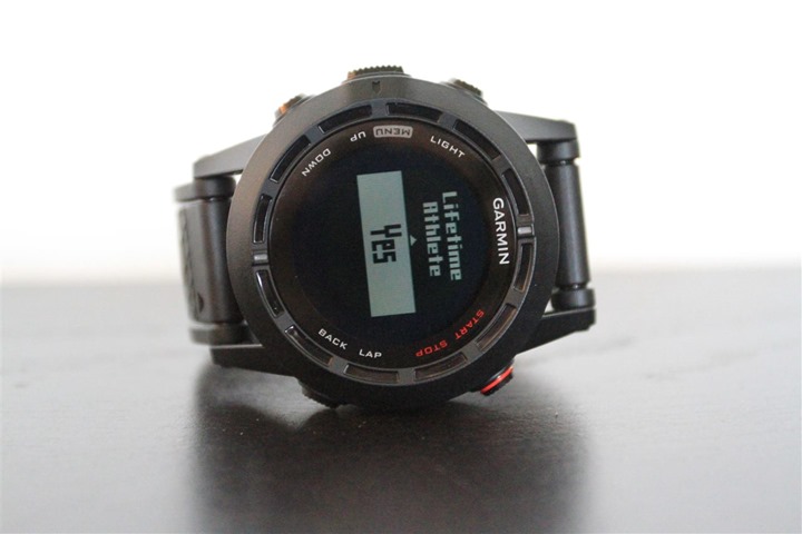 Garmin Fenix2 Front Face Button