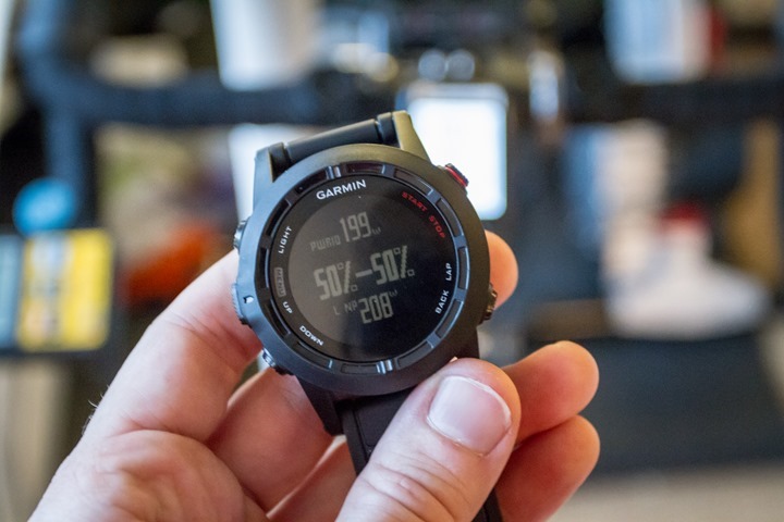 Garmin Fenix2 Cycling Power Meter Data