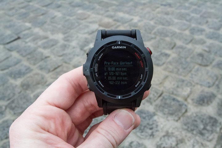 Garmin Fenix2 Workout Creation