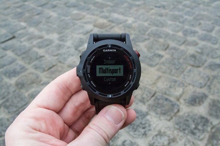 Garmin Fenix2 Multisport Mode