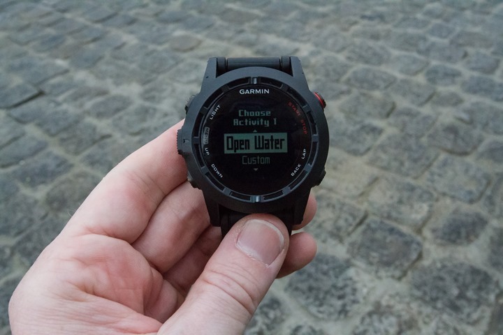 Garmin Fenix2 Multisport Mode Config