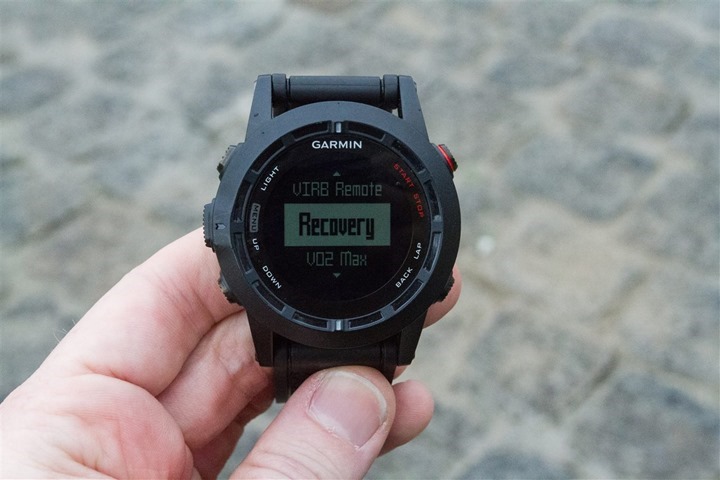 Garmin Fenix2 Running Recovery Advisor