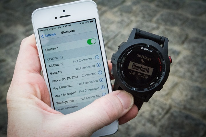 garmin fenix 2 bluetooth