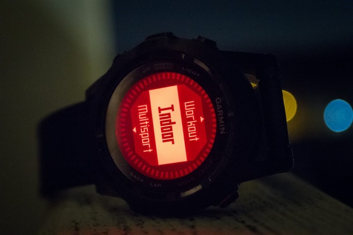 Garmin Fenix2 Night Mode