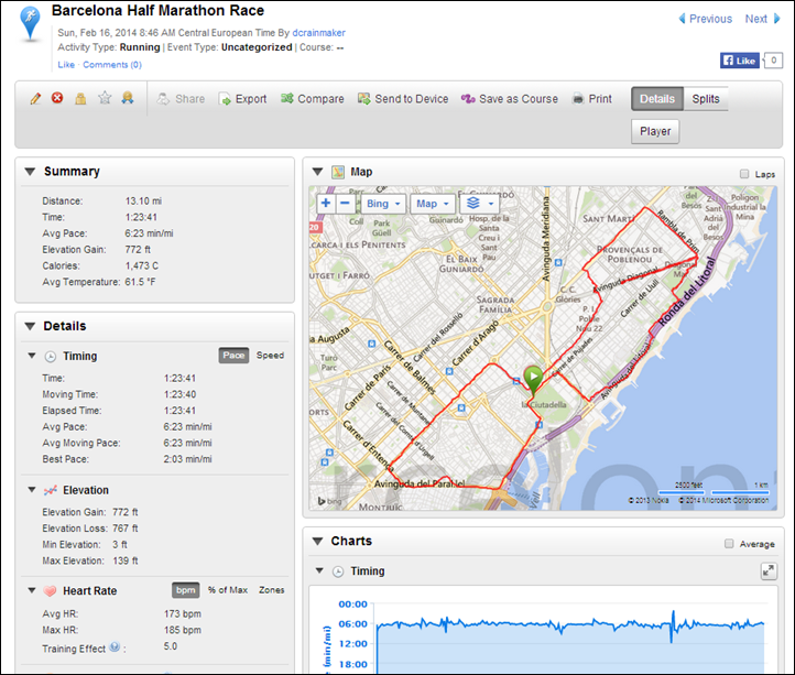 Garmin Fenix2 Running Completion