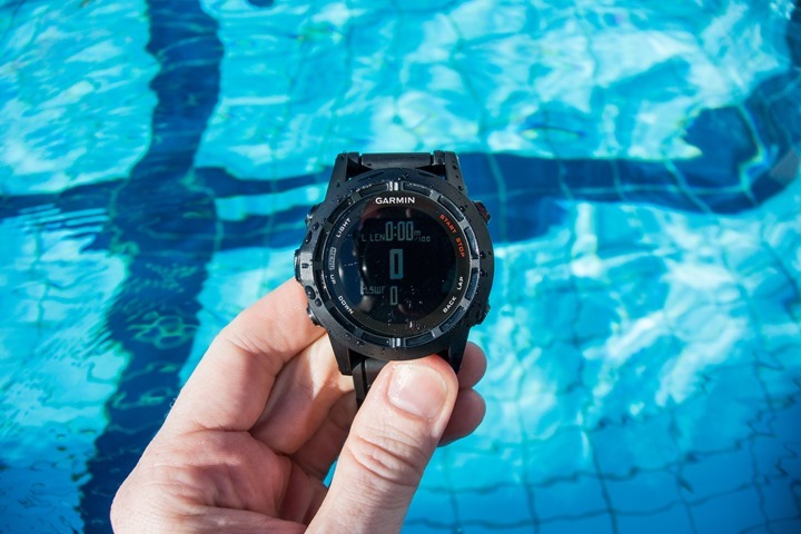 Garmin Fenix2 Swimming Pool Display Field