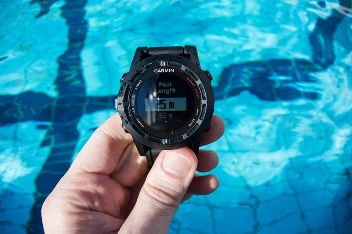 Garmin Fenix2 Swimming Pool Size