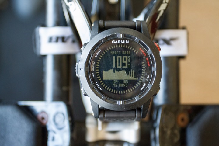 Garmin Fenix2 Data Pages - Graphs