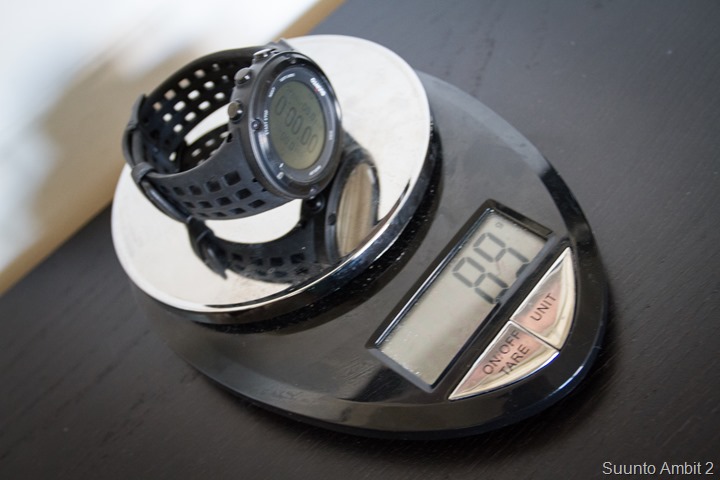 Suunto Ambit2 on scale