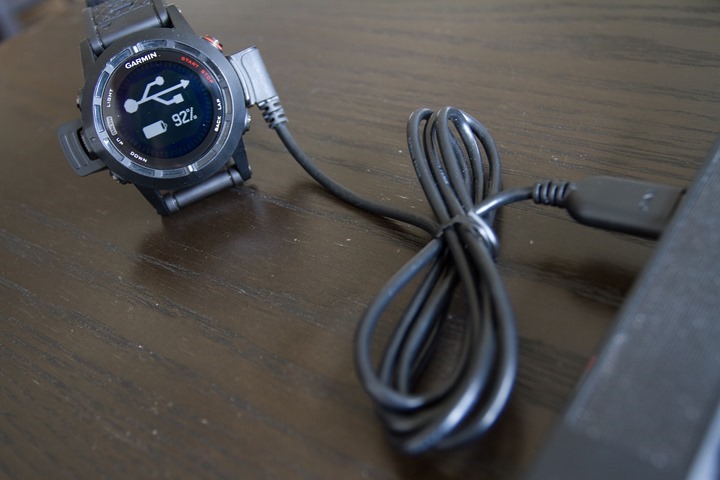 Garmin Fenix2 Charging