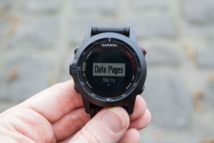 Garmin Fenix2 Data Customization