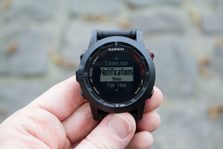 Garmin Fenix2 Notifications