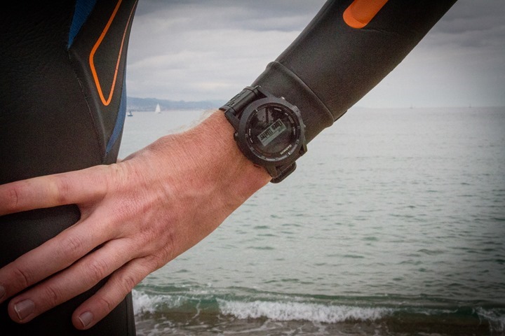 Garmin Fenix2 with wetsuit