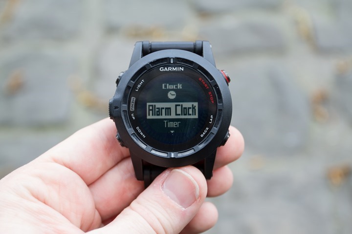 Garmin Fenix2 Timers