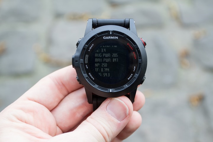 Garmin Fenix2 Power Meter Data