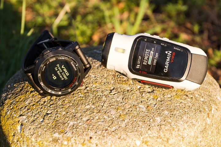 Garmin Fenix2 and VIRB Control Photo