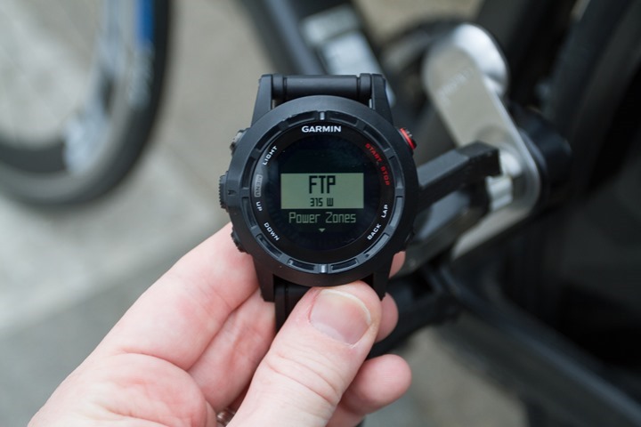 Garmin Fenix2 Power Meter Zone Setup