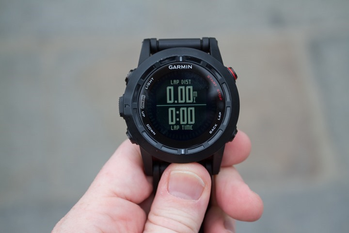 Garmin Fenix2 Data Pages - Two Fields