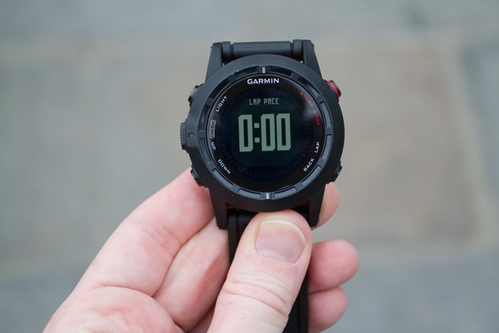 Garmin Fenix2 Data Pages - One Field