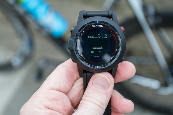 Garmin Fenix2 Left-Right Power Data