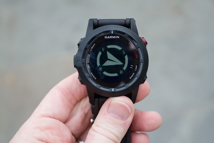 Garmin Fenix2 Compass