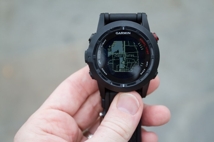 Garmin Fenix2 Map Route