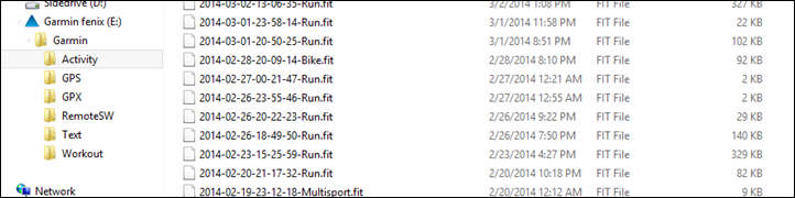 Garmin Fenix2 Fit Files