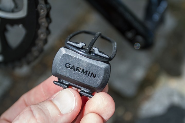 A look at Garmin s new ANT Speed Cadence magnet less sensors