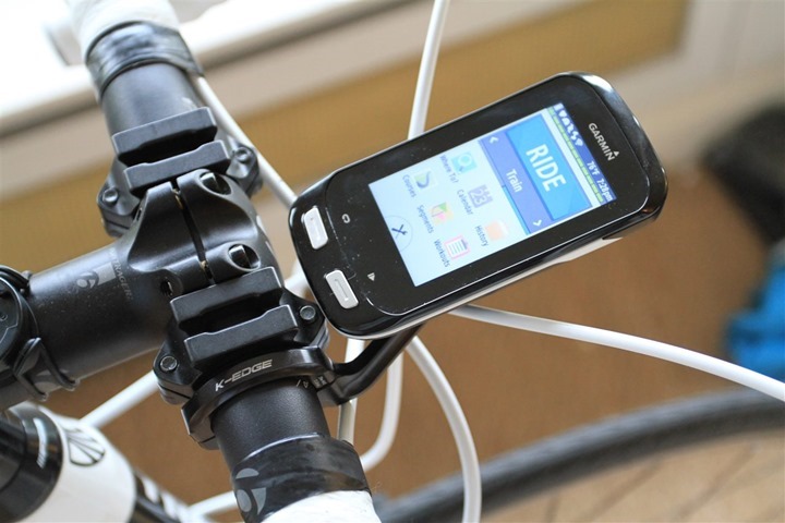 garmin edge 1000 out front mount