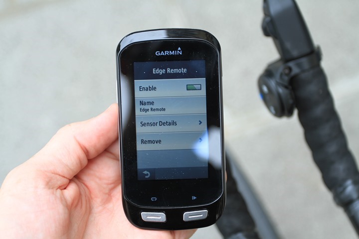 Garmin edge cheap 1000 remote