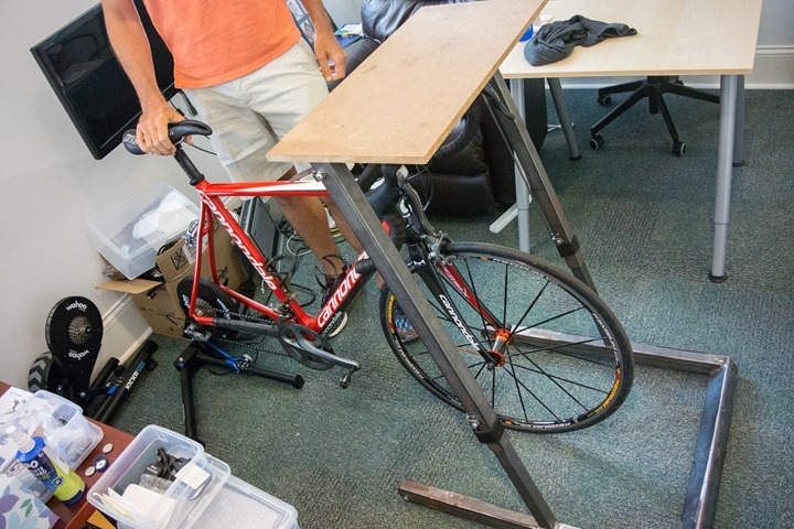 wahoo fitness bike desk