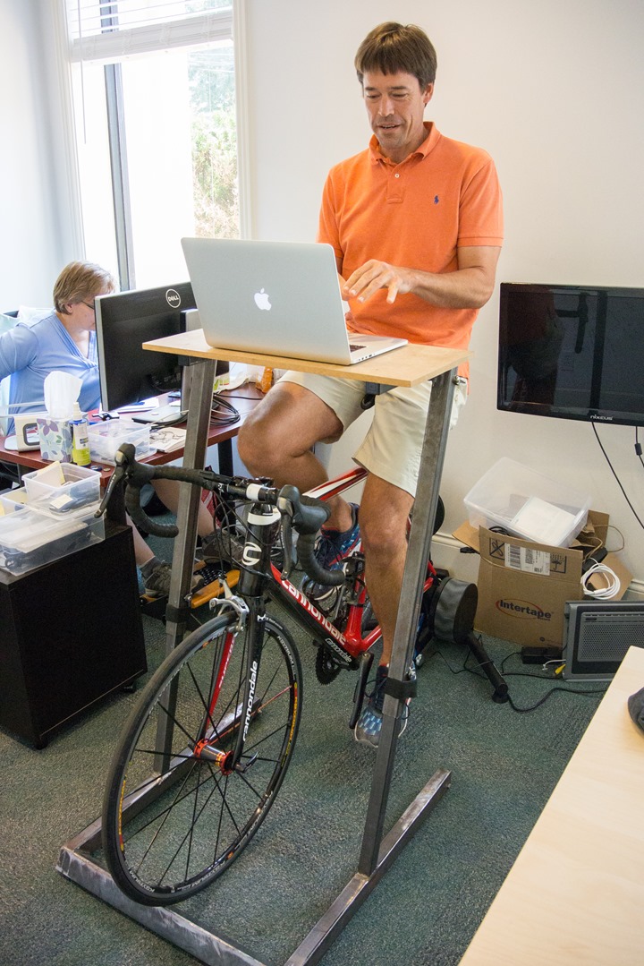 wahoo bike desk