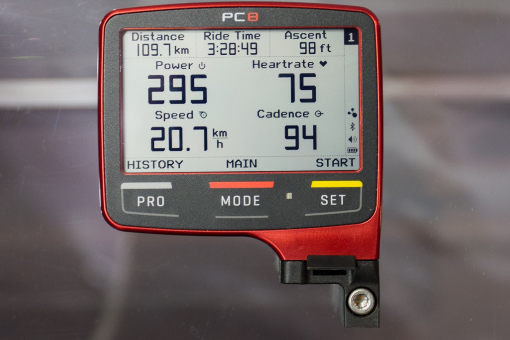 bike computer power meter