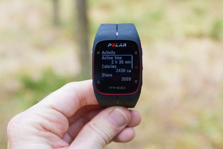 Polar M400 GPS Activity Tracker Watch Black