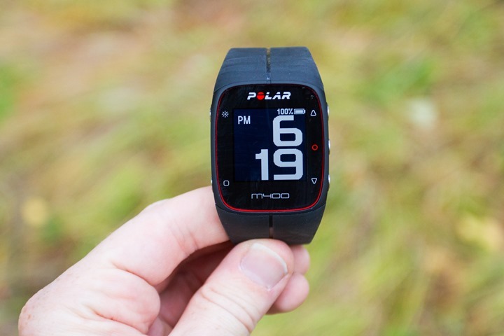 Polar M400 GPS Activity Tracker Watch Black