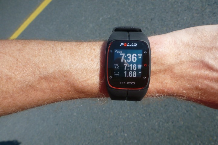 Polar M400 - With heart rate sensor - GPS watch - cycle, running 