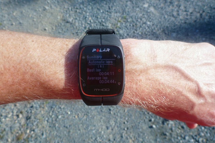 Polar M400 GPS Watch - First Run Overview 