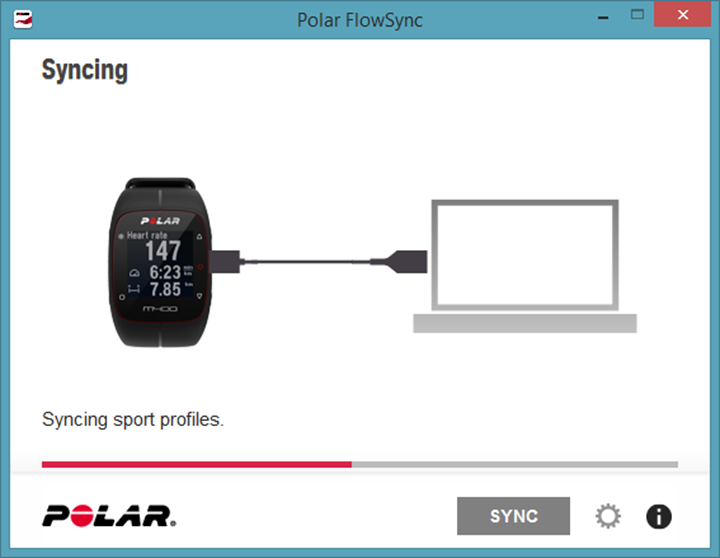 Polar best sale m400 app