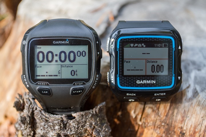 Garmin FR920XT to 910XT size Comparison