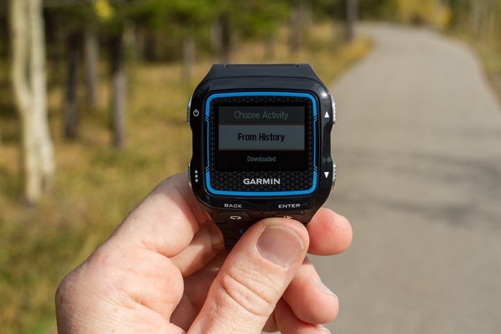 Garmin FR920XT - Race History