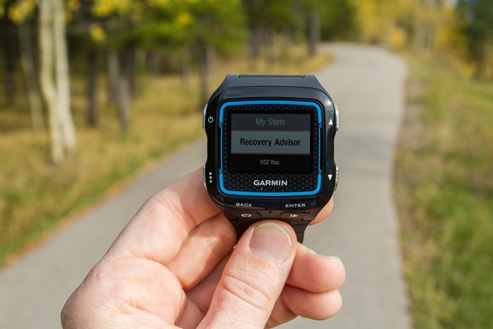 Garmin FR920XT - Recovery Advisor