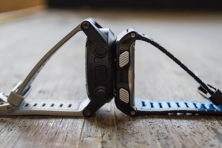 Garmin FR920XT to Fenix2 Size Comparison