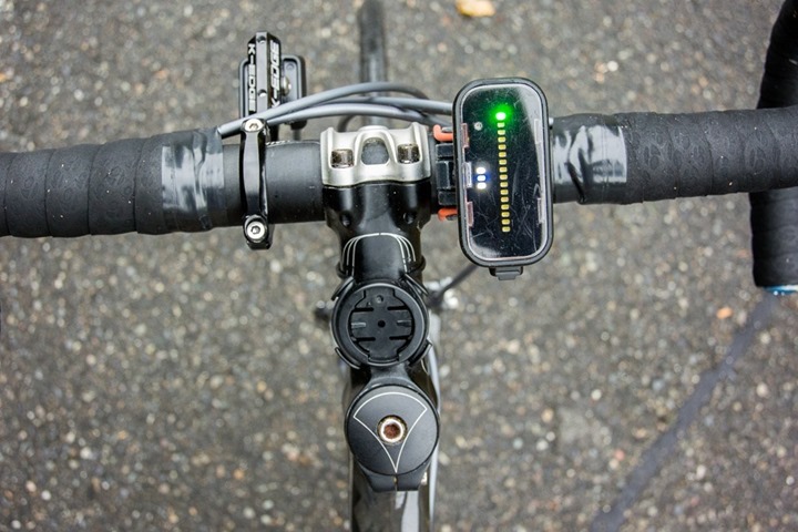 Garmin with Backtracker Front Light Pod