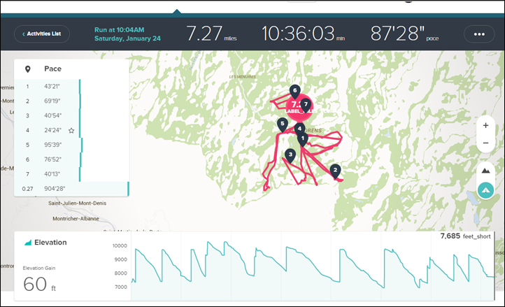 fitbit location tracking